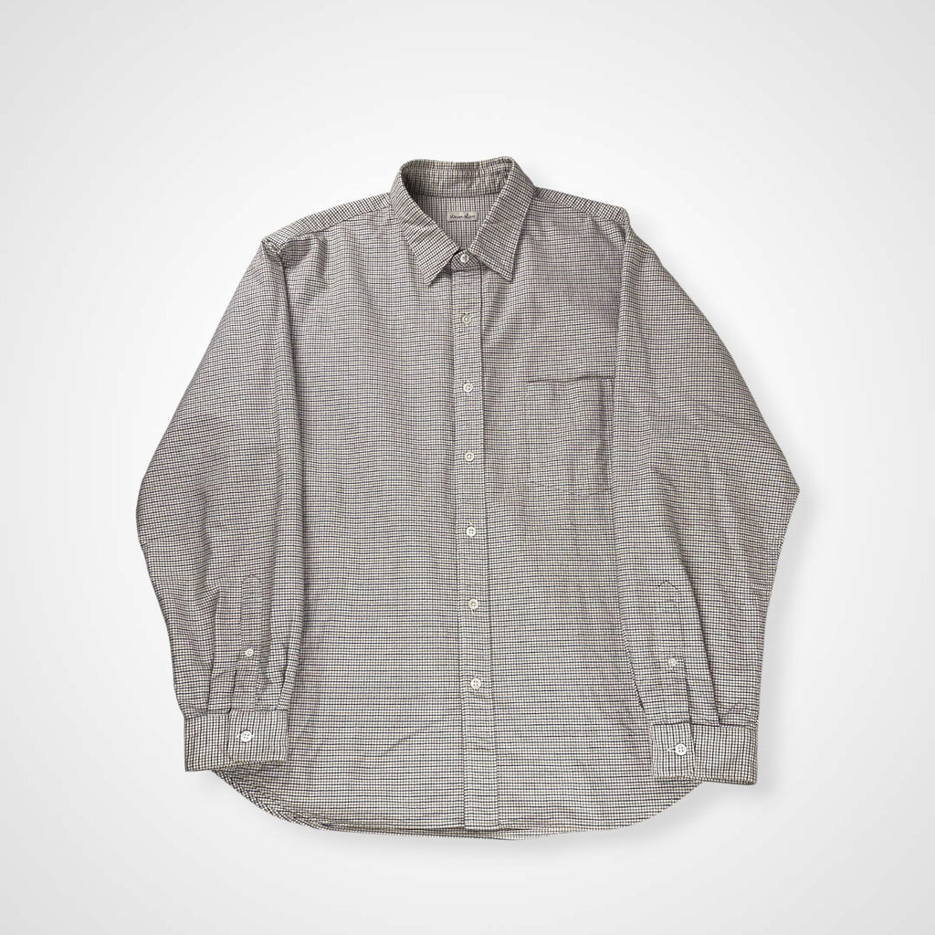 Steven Alan スティーブンアラン / OXFORD TATTERSALL REGULAR COLLAR SHIRT-NERD 参考定価：16,000+tax SIZE：L