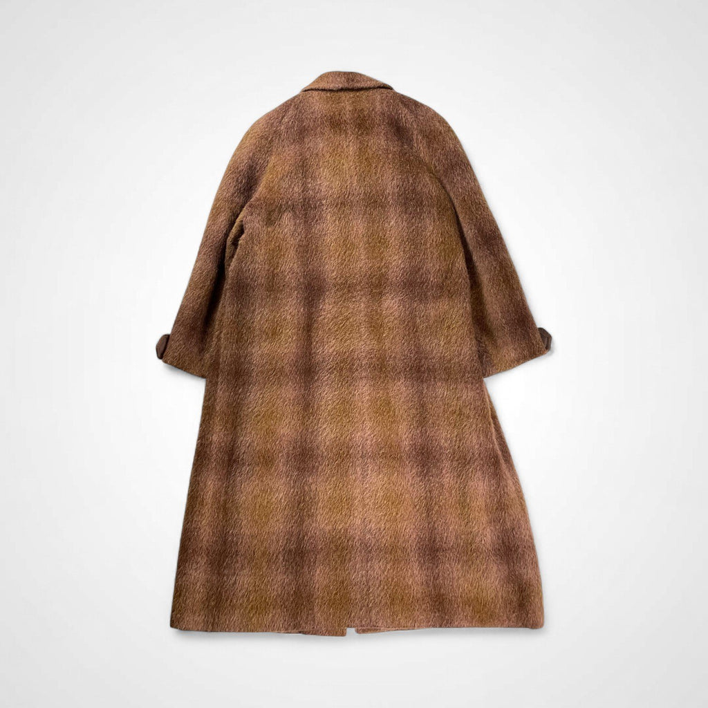 ENGLAND VINTAGE イギリス ヴィンテージ / mid60-early70s Pure Mohair Coat 美品 MADE IN ENGLAND SIZE：L程度