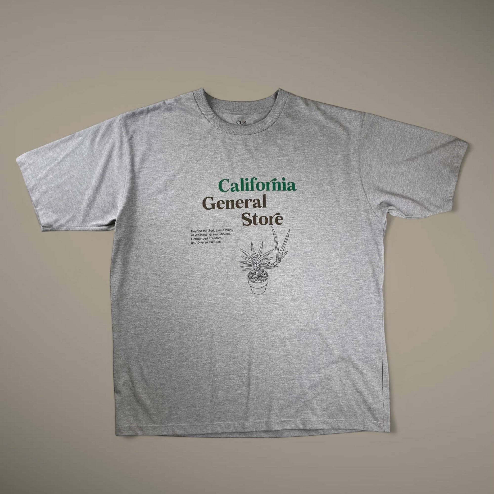 California General Store カリフォルニア ジェネラル ストア CGS / プラント ツリーラック Tシャツ イージーケア SIZE:M