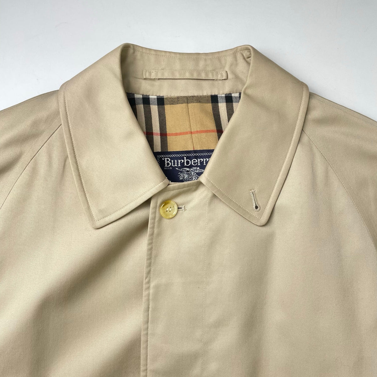 Burberrys / 96年 英国製ステンカラーコート SIZE:48