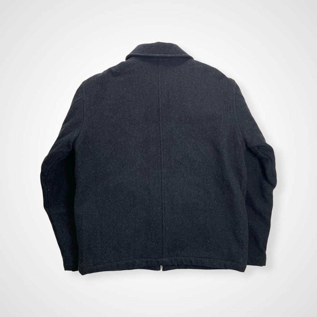 GAP / 00s メルトン スポーツジャケット ブラック SIZE：XS(M程度)