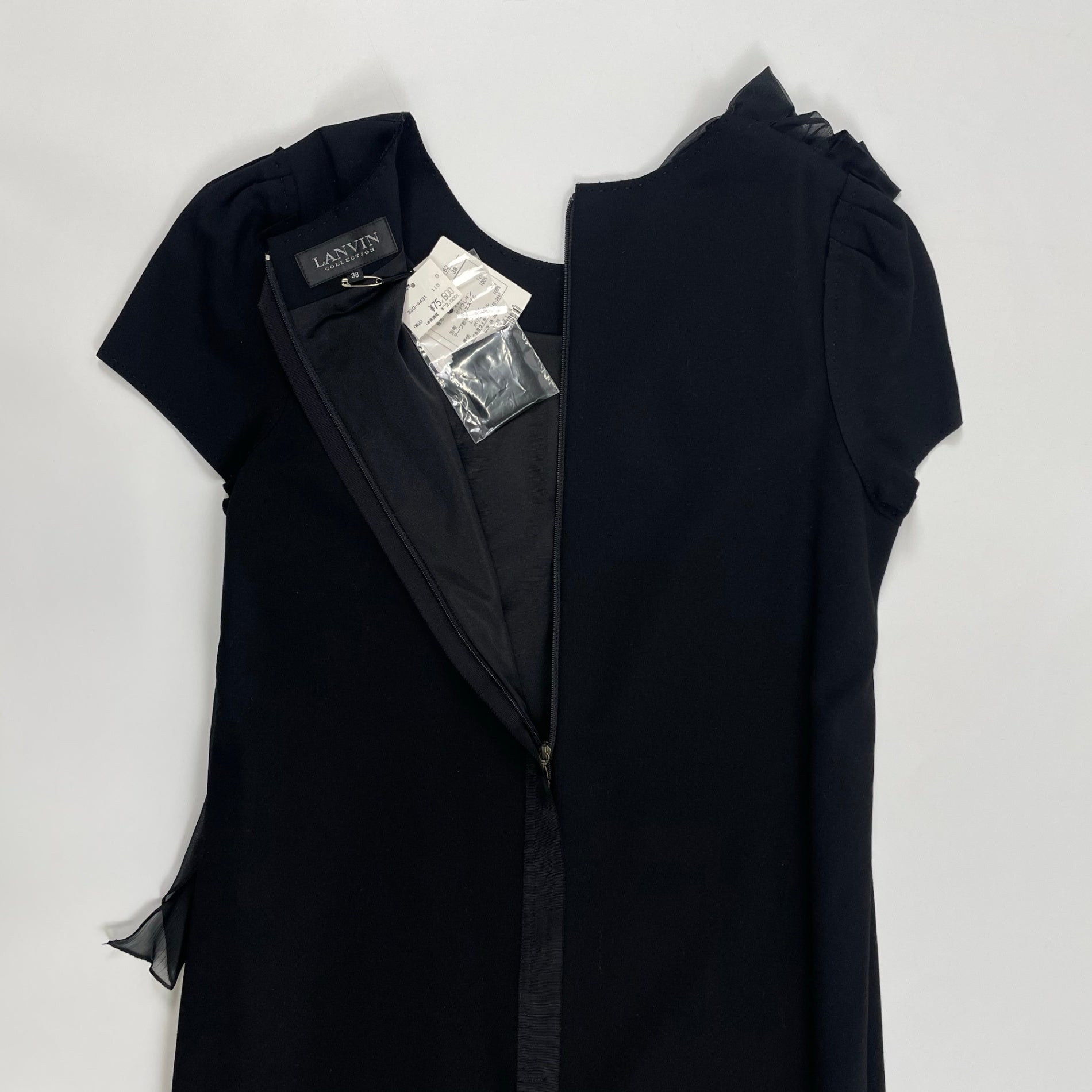 LANVIN COLLECTION / レースリボンドレス タグ付 参考定価:72,000+tax SIZE:38