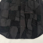 COMME des GARCONS HOMME / 後染め加工 異素材パッチワークシャツジャケット 18AW SIZE:M