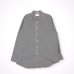 beautiful people / stripe river chin warmer shirt 参考定価：43,000+tax SIZE:40