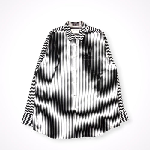 beautiful people / stripe river chin warmer shirt 参考定価：43,000+tax SIZE:40