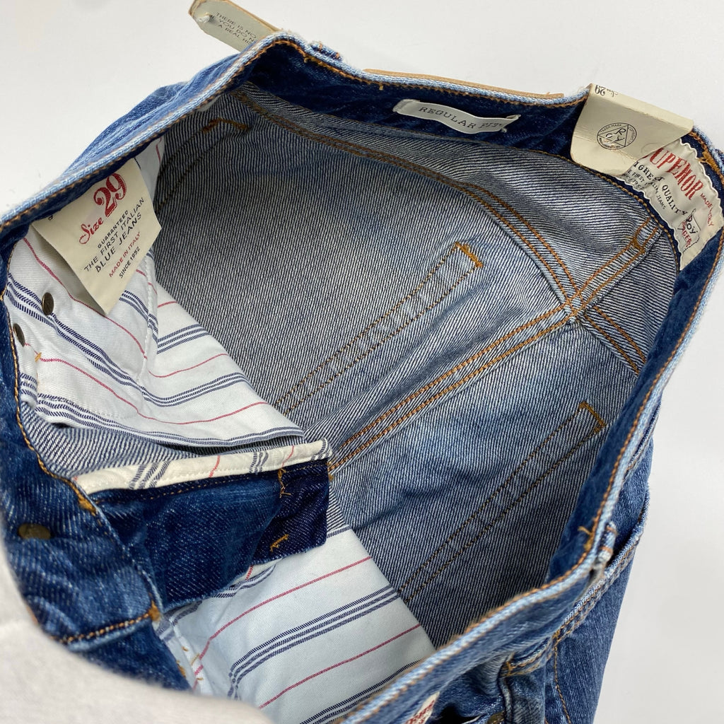 【未使用品】 Roy ROGER’S ロイ ロジャース / CULT SUPERIOR DENIM ハンドペイント デニムパンツ イタリア最古のデニムブランド SIZE：29