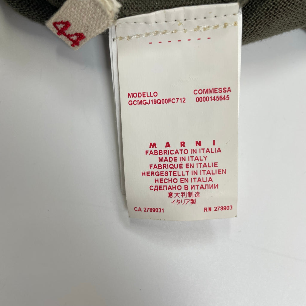 MARNI マルニ / クロップドバイカラーニット 参考定価：80,000程度 SIZE:44