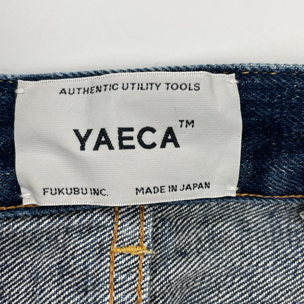 YAECA ヤエカ / セルビッジワイドデニムパンツ 参考定価：25,000程度 SIZE:W82cm