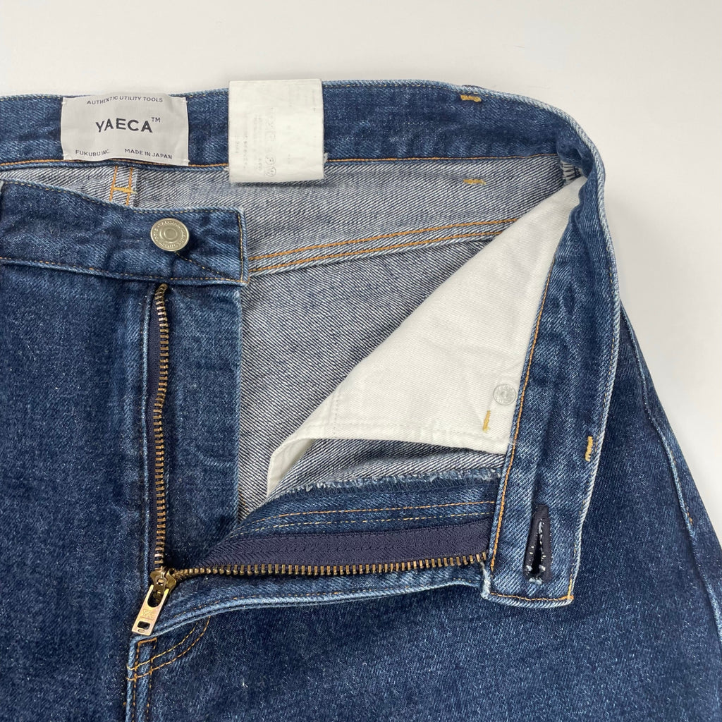 YAECA ヤエカ / セルビッジワイドデニムパンツ 参考定価：25,000程度 SIZE:W82cm