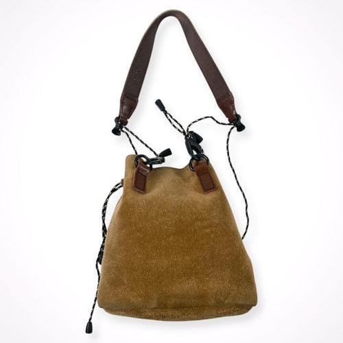 AS2OV / ウォータープルーフ スウェード巾着バッグ 参考定価：13,000+tax