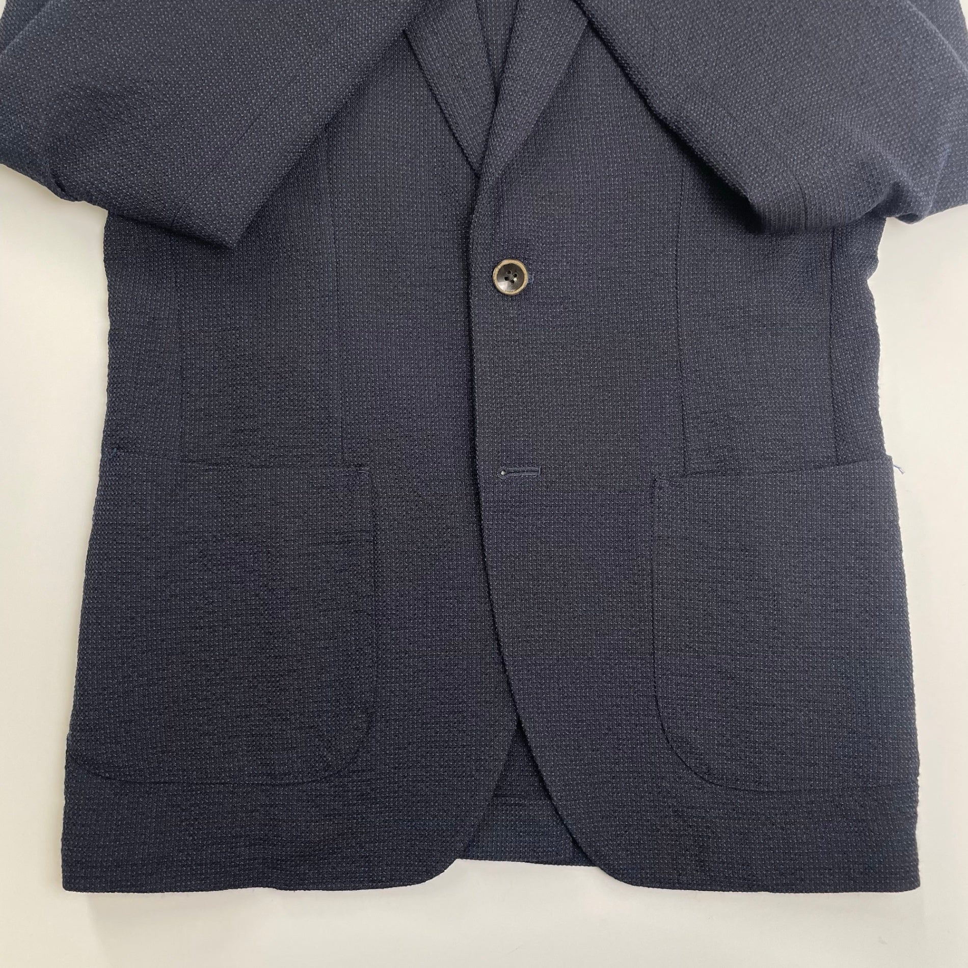 TOMORROWLAND トゥモローランド / Super120'sウールメッシュ シングルブレステッド2Bジャケット 参考定価：58,000+tax SIZE:44