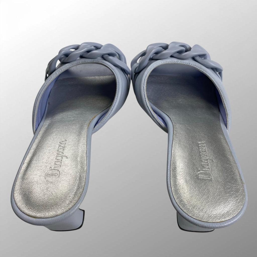 Diagram ダイアグラム / チェーンヒールサンダル 参考定価：28,000+tax SIZE:37（23.5cm）