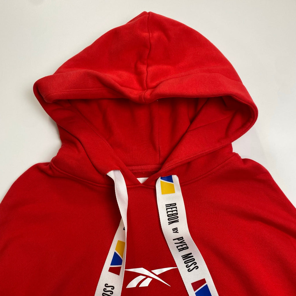 REEBOK × PYER MOSS リーボック パイアー モス / コラボ クロップド プルオーバーパーカー 参考定価：19,000+tax SIZE:M