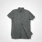 EMPORIO ARMANI エンポリオ アルマーニ / オールドリネンシャツ グレー SIZE：39