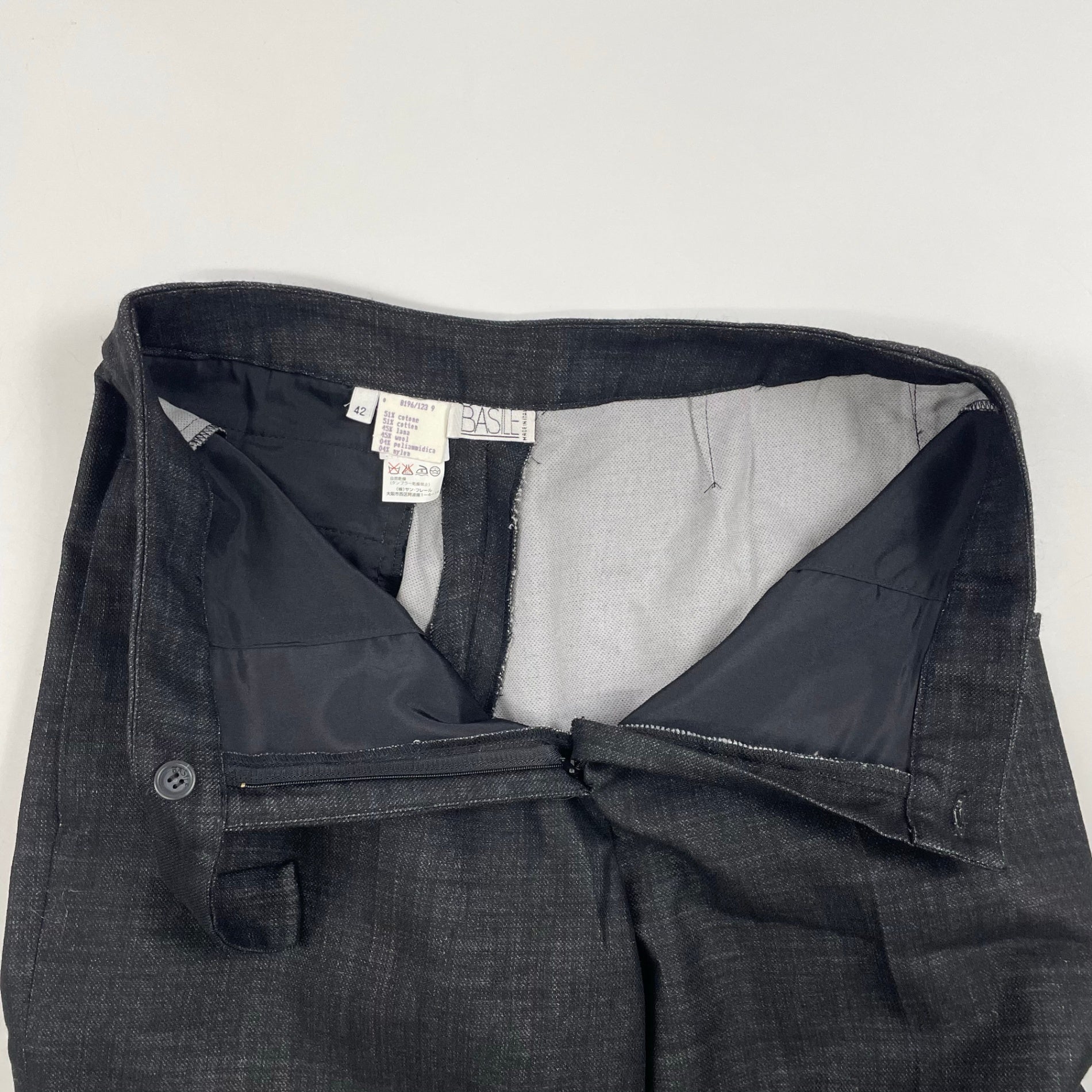 VINTAGE / ヴィンテージストレートスラックス SIZE:42