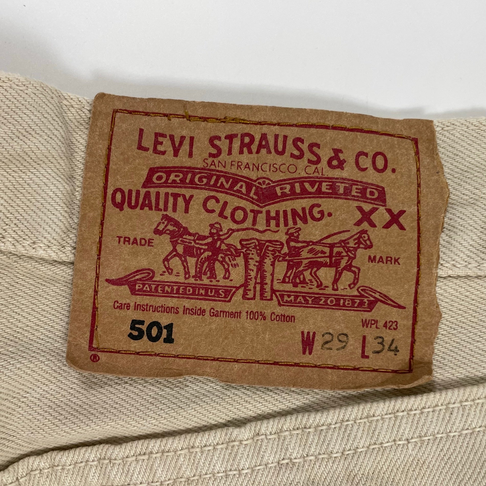 Levi's リーバイス / 90s USA製501ヴィンテージデニムパンツ SIZE:W29 L34