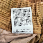 HARVESTY ハーベスティ / コーデュロイサーカスパンツ ブラウン 参考定価：17,800+tax SIZE:2