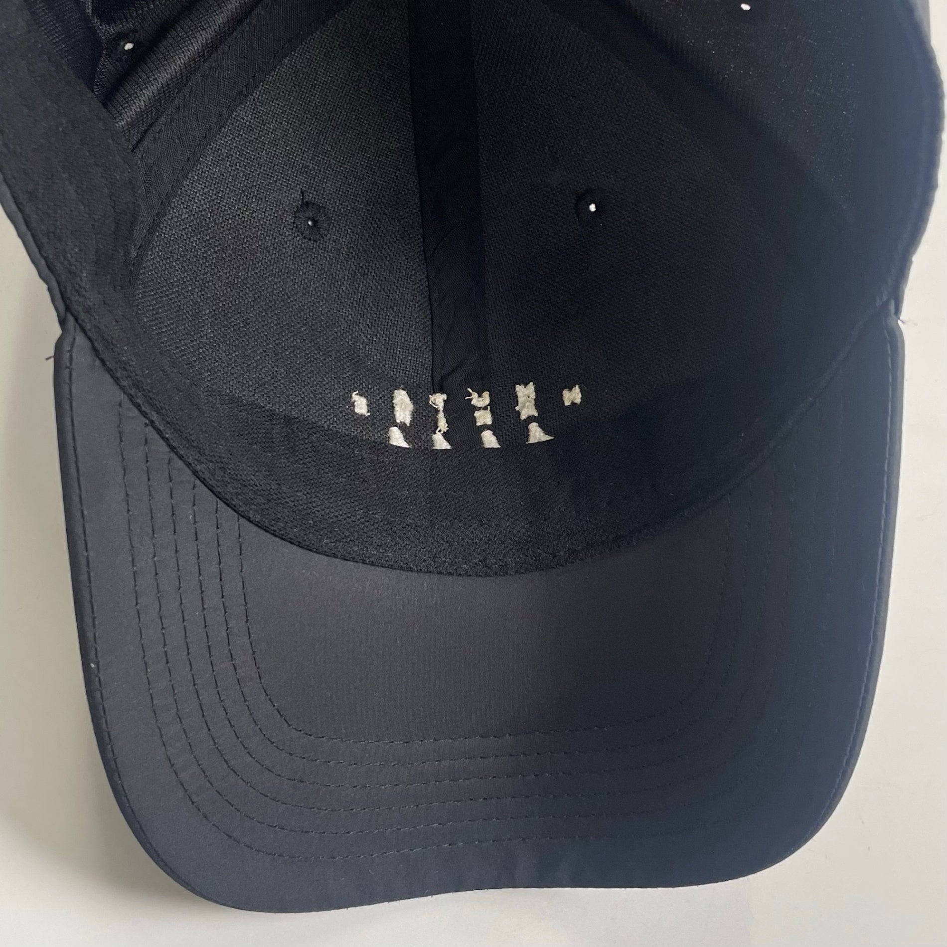 MUTA MARINE ムータ マリン / 刺繍ロゴキャップ ポイントロゴ ホワイト×ブラック 美品
