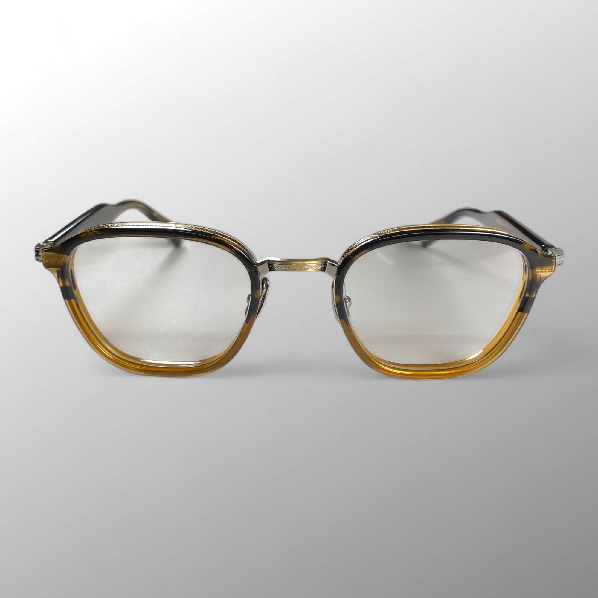 2025年夏発売 金子眼鏡 K18ライン / K18 メタルアイウェア 度なしクリアレンズ KMG-20 参考定価：132,000+tax