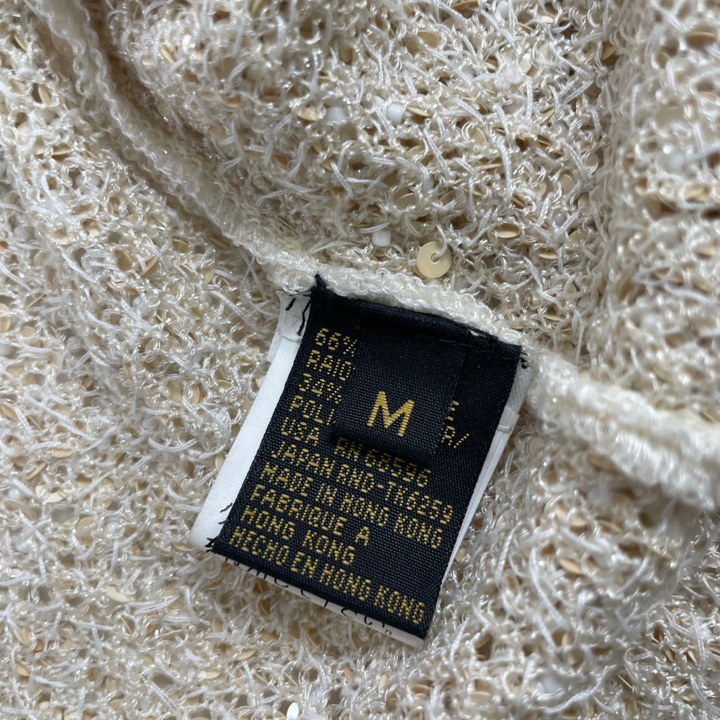 DONNA KARAN NEWYORK / ヴィンテージ スパンコールアンサンブルカーディガン SIZE:S