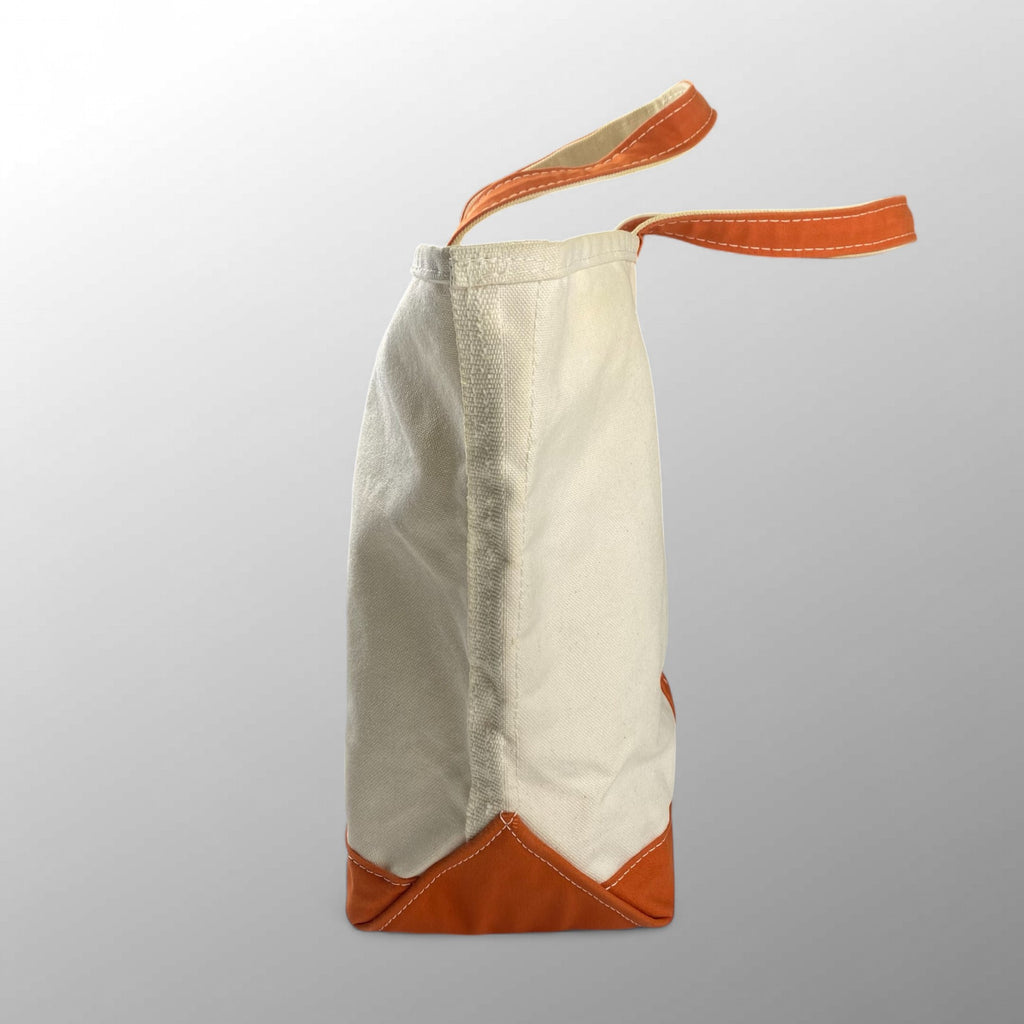 90s LL Bean エルエルビーン / USA製 ヴィンテージ BOAT&TOTE ボートアンドトート ビッグサイズ オレンジ 希少色 幅60cm