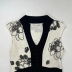 VIVIENNE TAM / 総柄ノースリーブワンピース SIZE:0