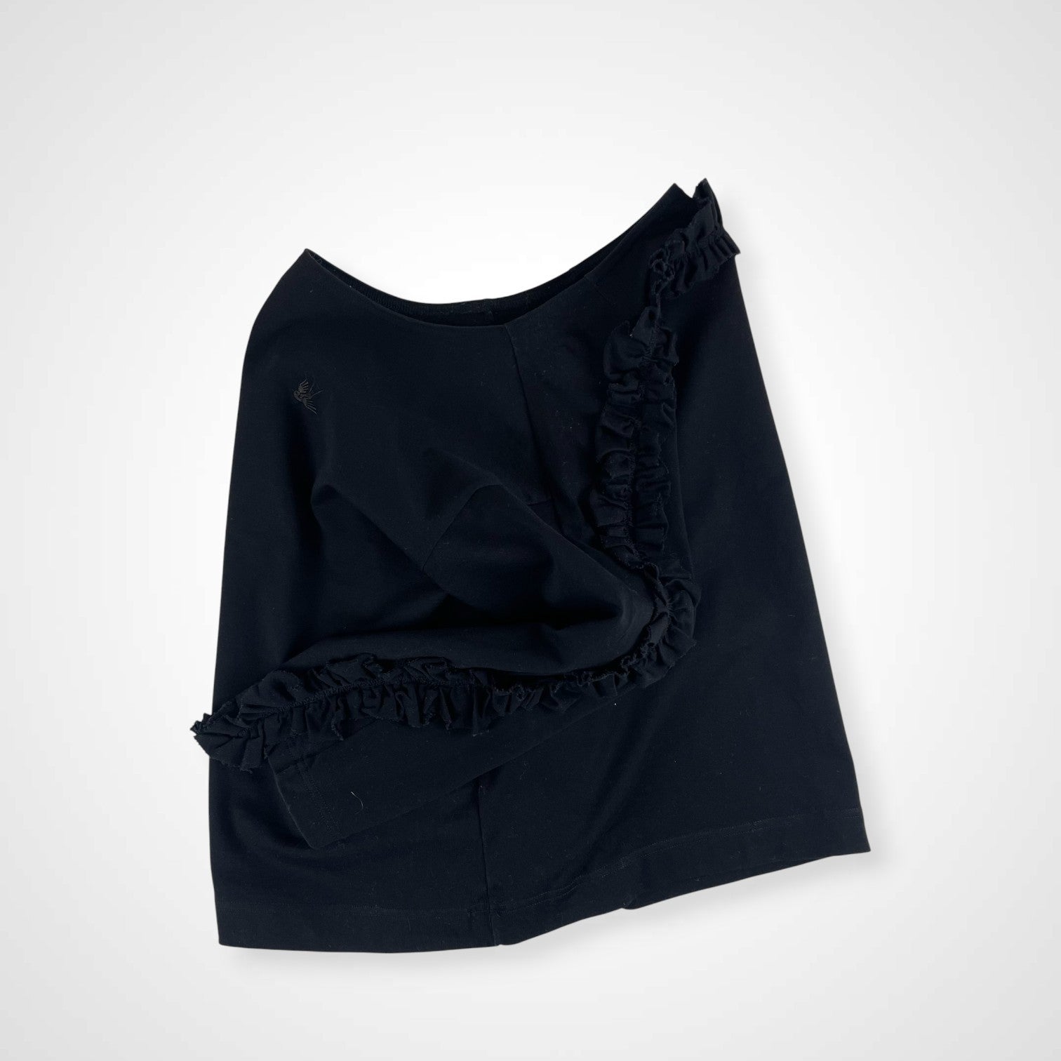 Rhodo Lirion ロド リリオン / Swallow Frill Basque Shirt 参考定価：22,000+tax SIZE:0