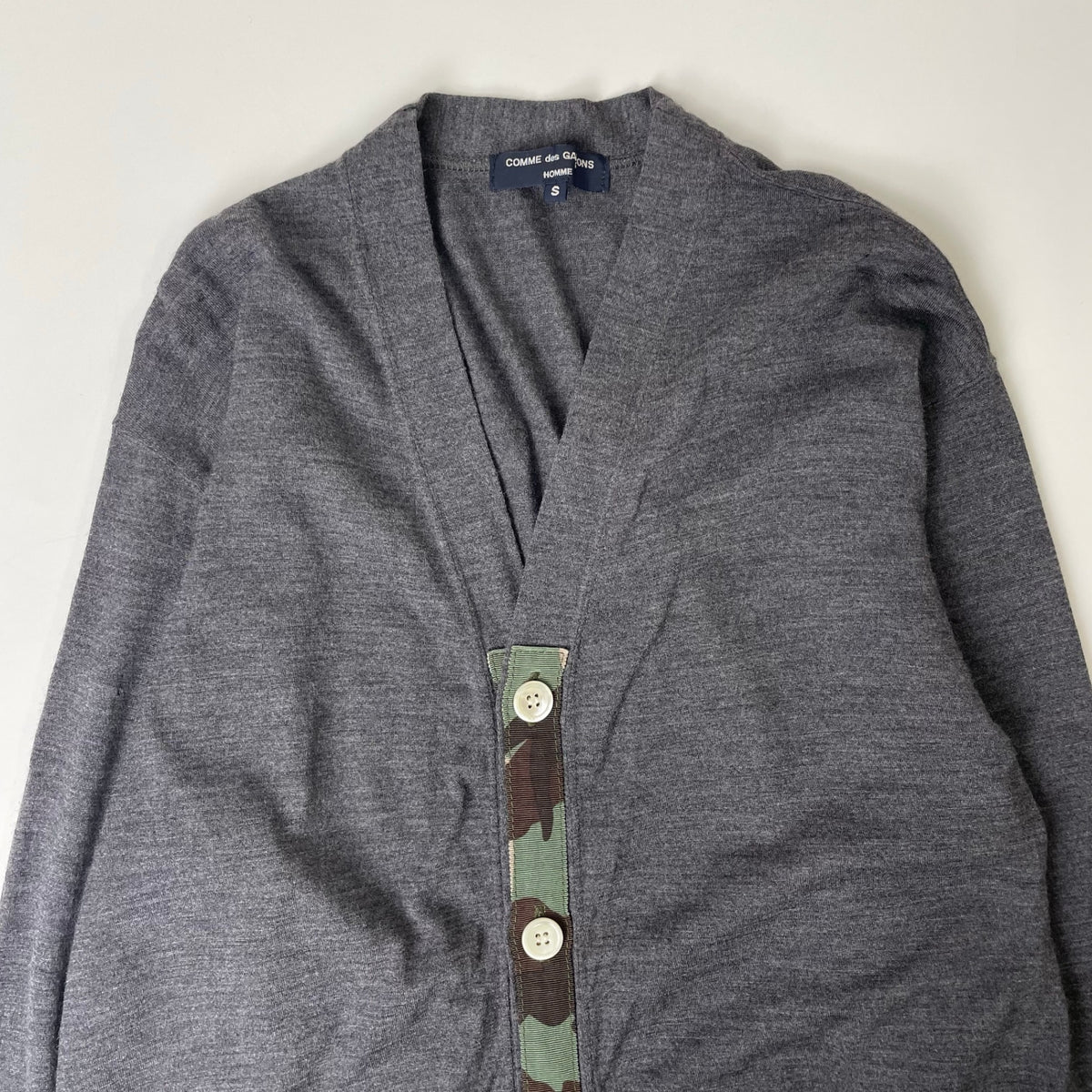 COMME des GARCONS HOMME / 12SS カモラインカーディガン SIZE:S