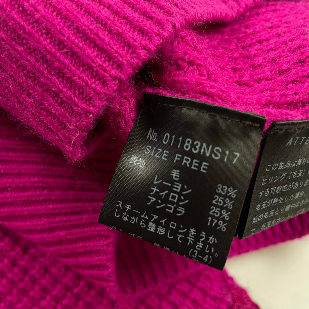 Hysteric Glamour ヒステリックグラマー / BEAR LACEワッフル編 プルオーバー 参考定価：29,800+tax SIZE：FREE