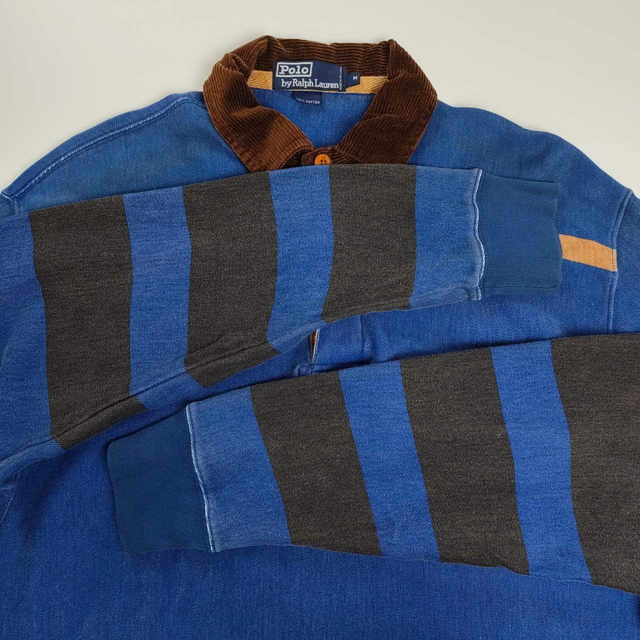 Polo by Rlaph Lauren ポロ バイ ラルフローレン / 90s ドッグ刺繍 POLO SPORTSMAN ラガーシャツ SIZE：M