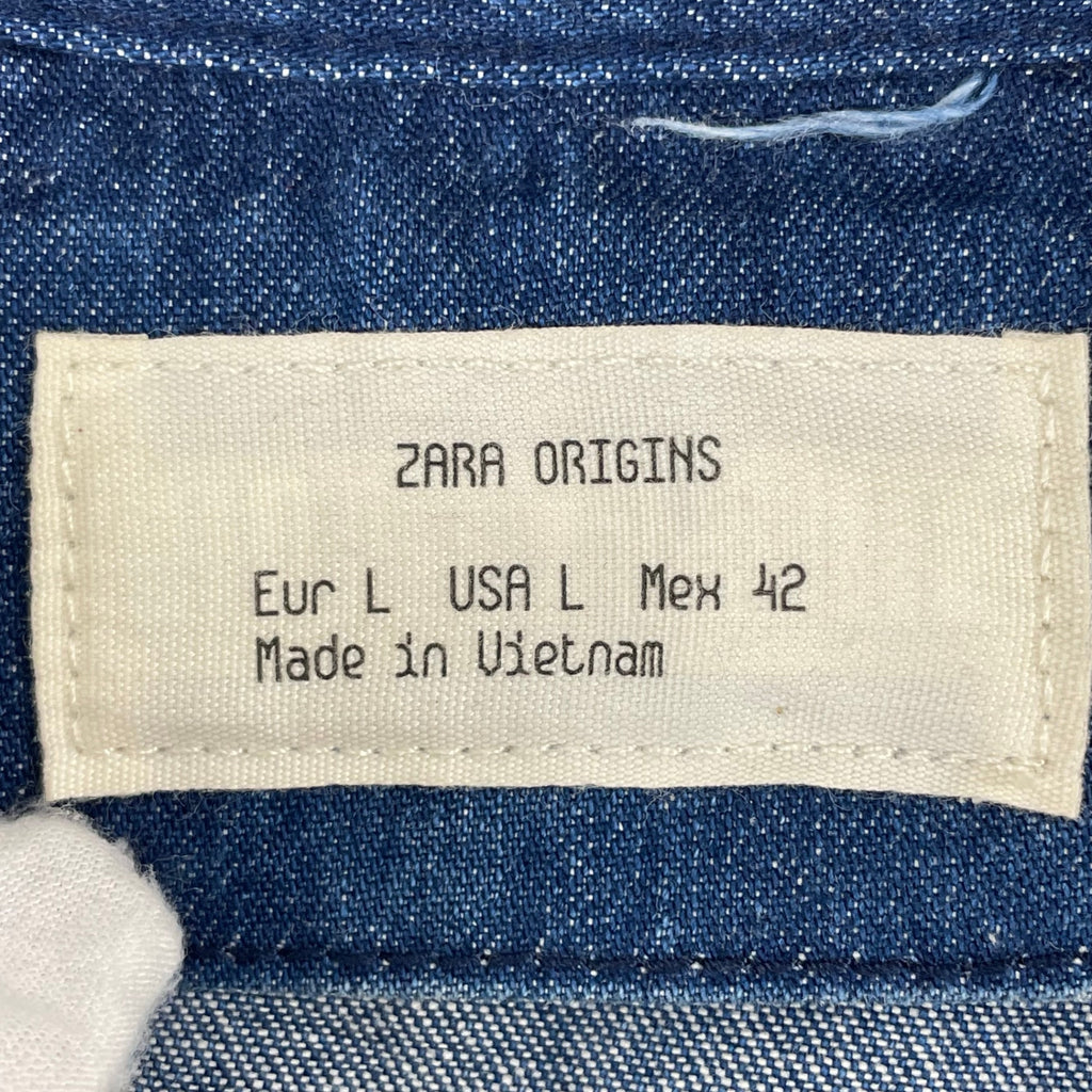 ZARA ORIGINS / デニムスウィングトップ 高級ライン SIZE:L