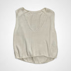 GALLARDA GALANTE ガリャルダ ガランテ / 深Vネックニットベスト 24SS 参考定価：16,000+tax SIZE:FREE