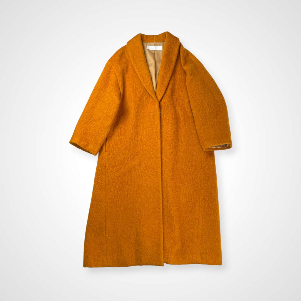 JOURNAL STANDARD　ジャーナルスタンダード / TWシャギーショールカラーコート オレンジ 参考定価：39,000+tax SIZE:FREE