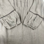 120％ LINO × ANNA BASSANI / コラボ リネンワンピース イタリア製 SIZE:42