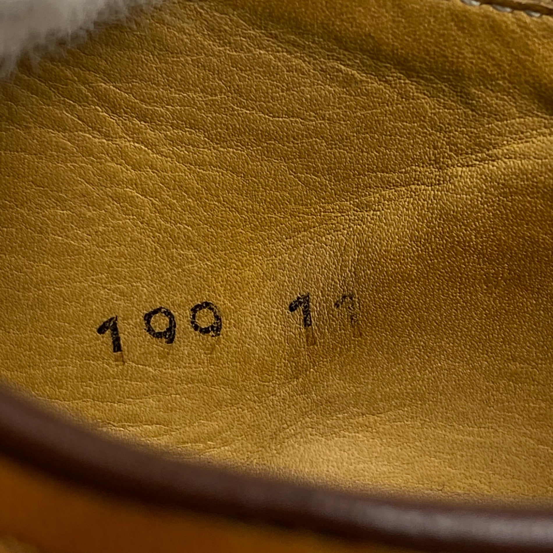 【VINTAGE】 YVES SAINT LAURENT イブサンローラン / ヴィンテージ キャンバス×レザー ウイングチップ SIZE：11