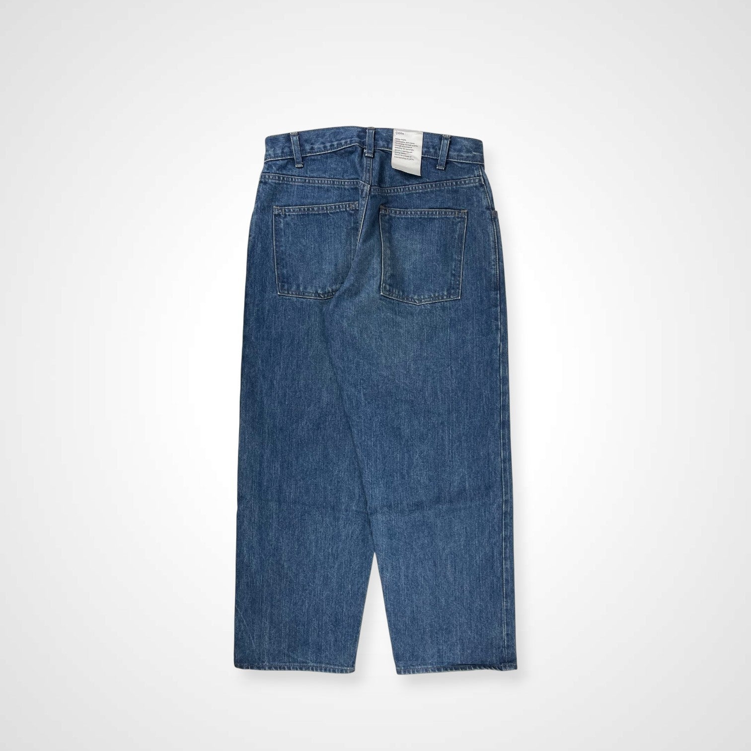 CIOTA シオタ / Baggy 5 Pocket Pants Navy バギーデニムパンツ 参考定価：32,000+tax SIZE:30