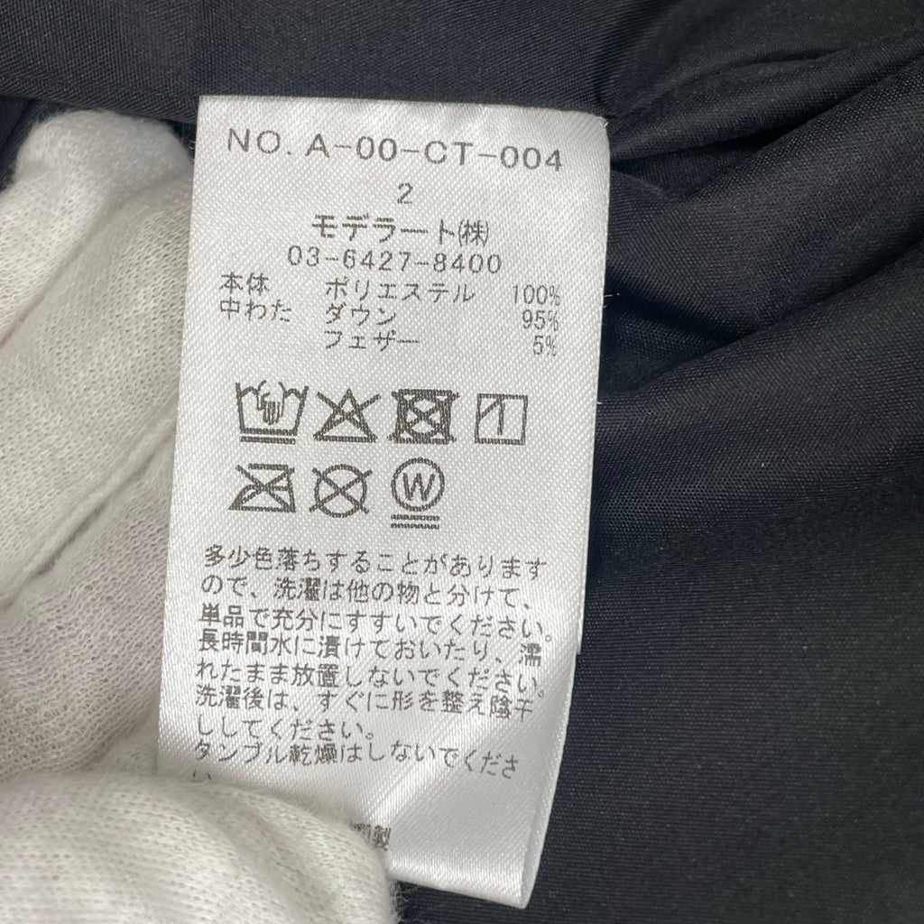 SOEJU ソージュ / コラボ キルティングダウンジャケット ブラック 参考定価：23,000+tax SIZE:2