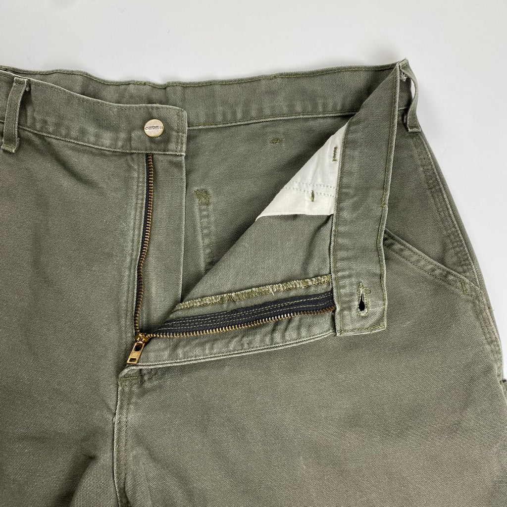 carhartt カーハート / ダック地 ペインターパンツ ワークパンツ ツールポケット付 カーキ SIZE:W94(XL程度)
