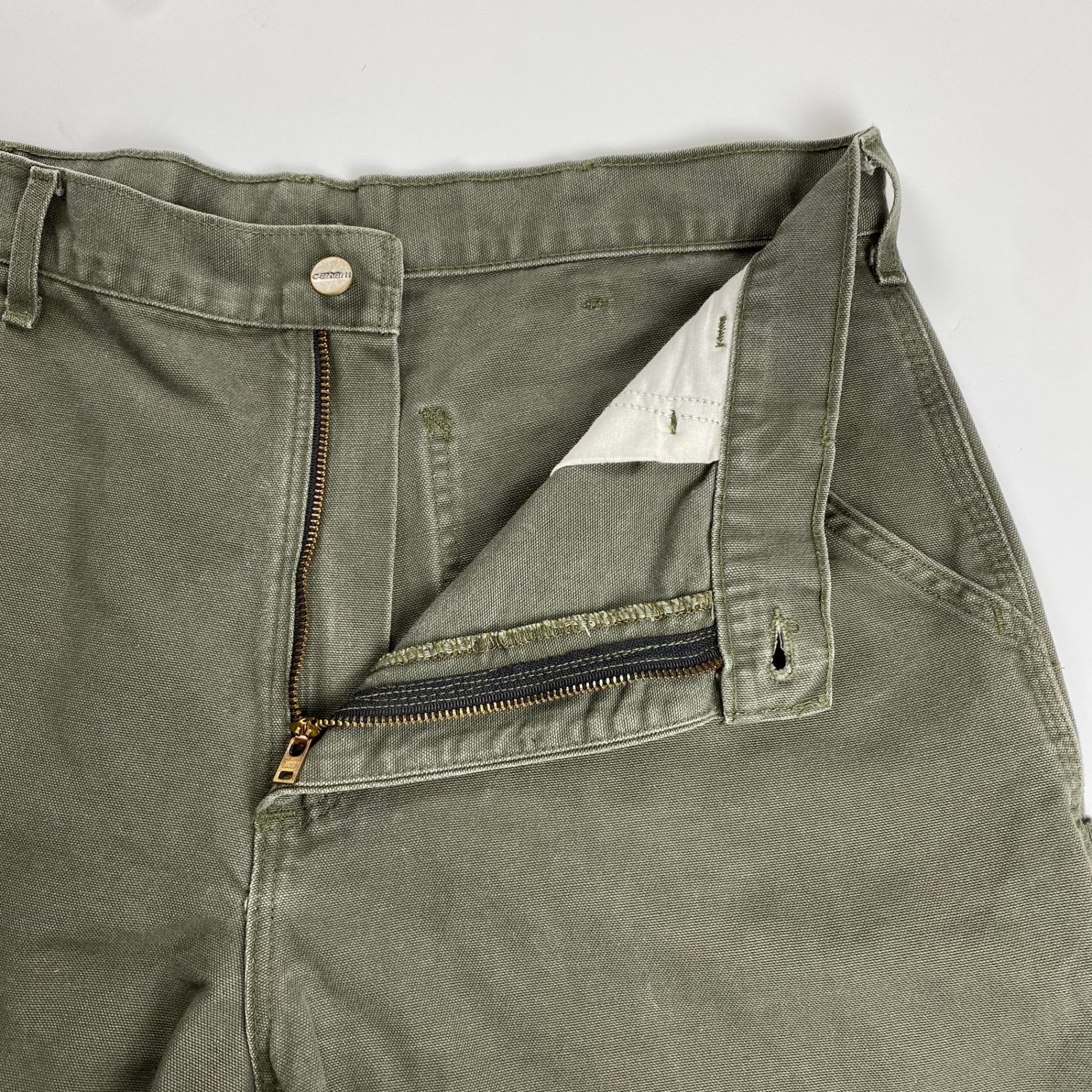 carhartt カーハート / ダック地 ペインターパンツ ワークパンツ ツールポケット付 カーキ SIZE:W94(XL程度)