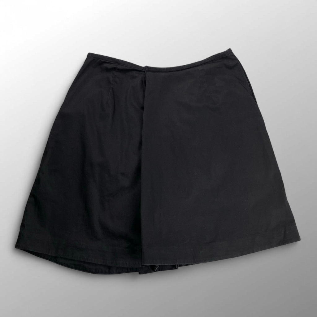 JIL SANDER ジルサンダー / スカートライク ハーフパンツ ショートパンツ ブラック SIZE：36