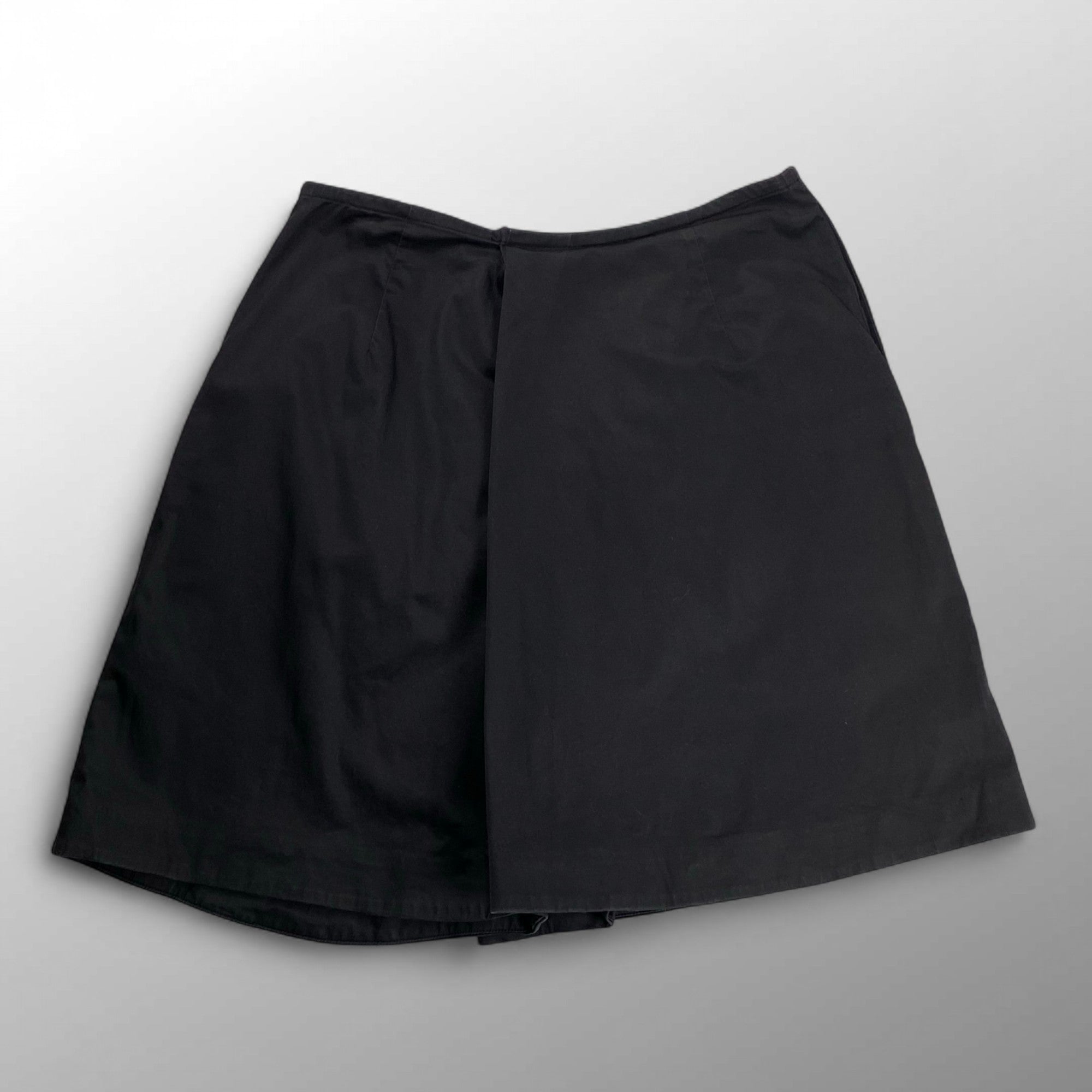 JIL SANDER ジルサンダー / スカートライク ハーフパンツ ショートパンツ ブラック SIZE：36