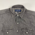 Ralph Lauren / USA製90sブラックデニムシャツ SIZE：8