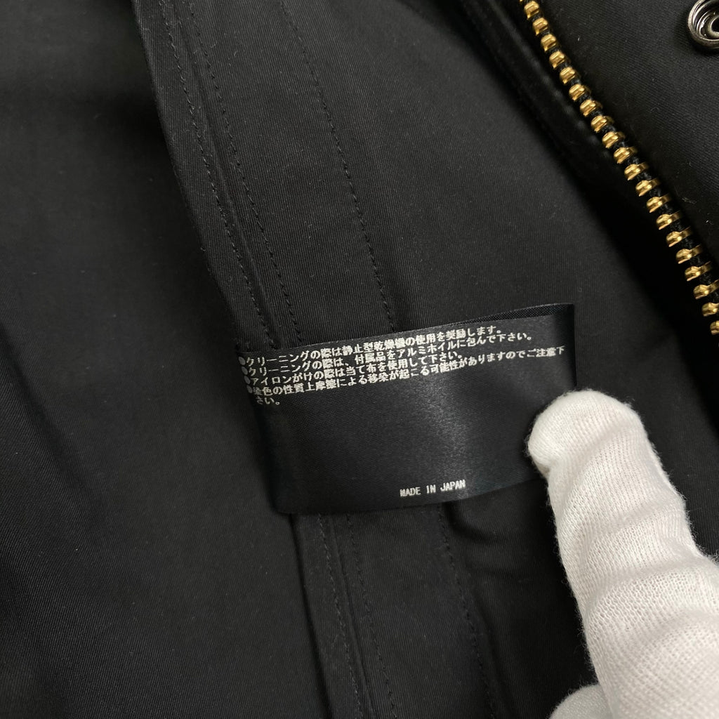 THE RERACS ザ リラクス / ショートモッズコート ブラック 参考定価：60,000程度 SIZE:38