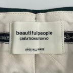 beautiful people ビューティフル ピープル / tropical wool mohair three tuck widepants 参考定価：41,000+tax SIZE：34