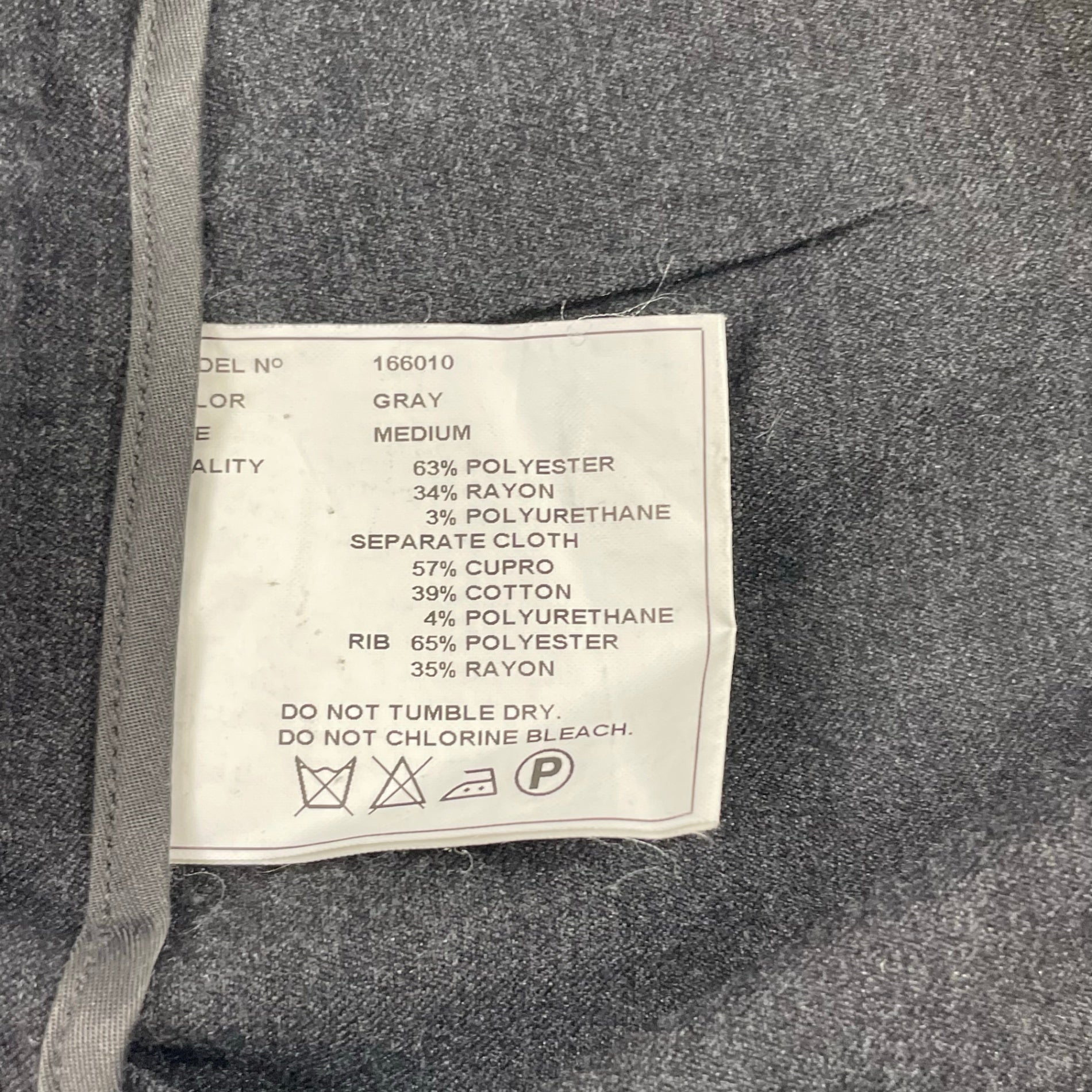 YAECA / リブスラックス グレー 参考定価：20,000程度 SIZE:M