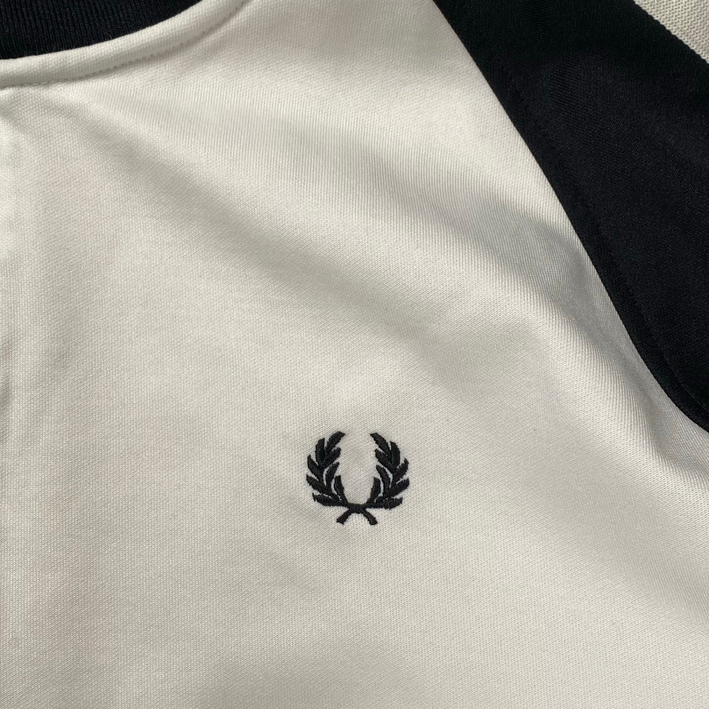 FRED PERRY × BEAMS フレッドペリー ビームス / 別注 トラックジャケット ジャージ ホワイト×ブラック SIZE:XL