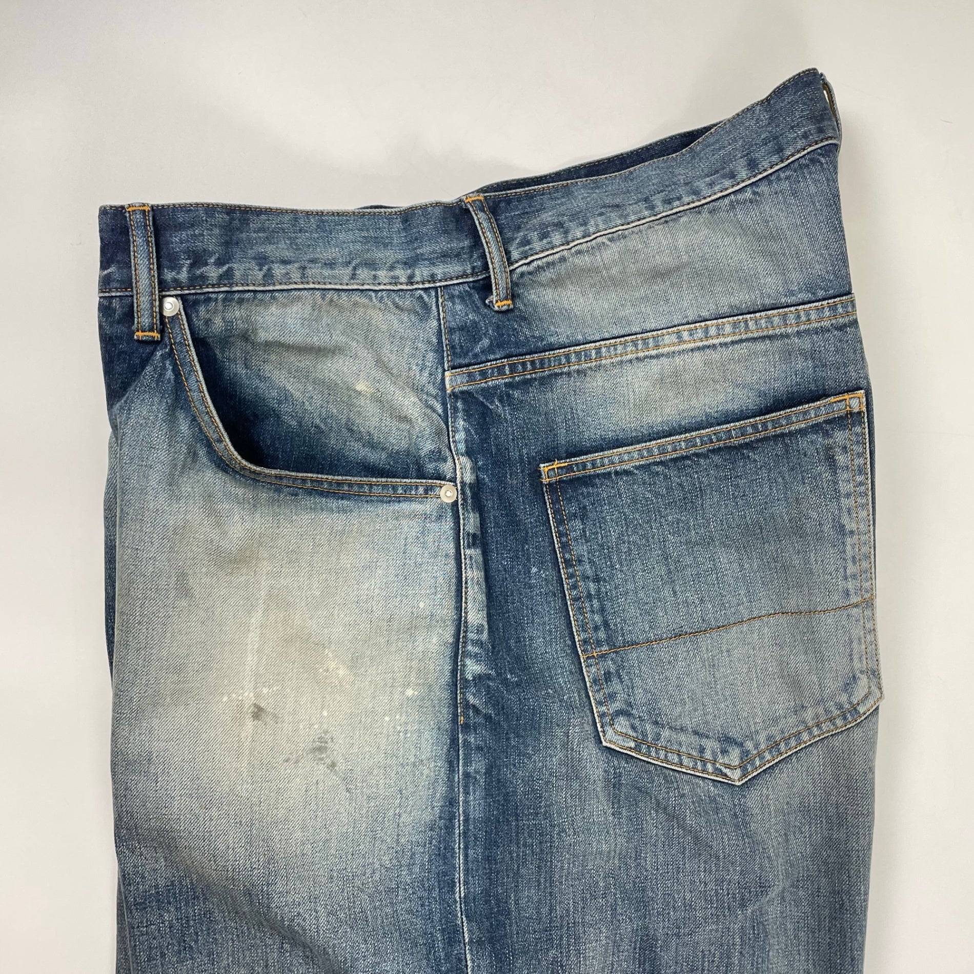 ANCELLM / DAMAGE WIDE 5P DENIM PANTS  参考定価：38,000+tax SIZE:3