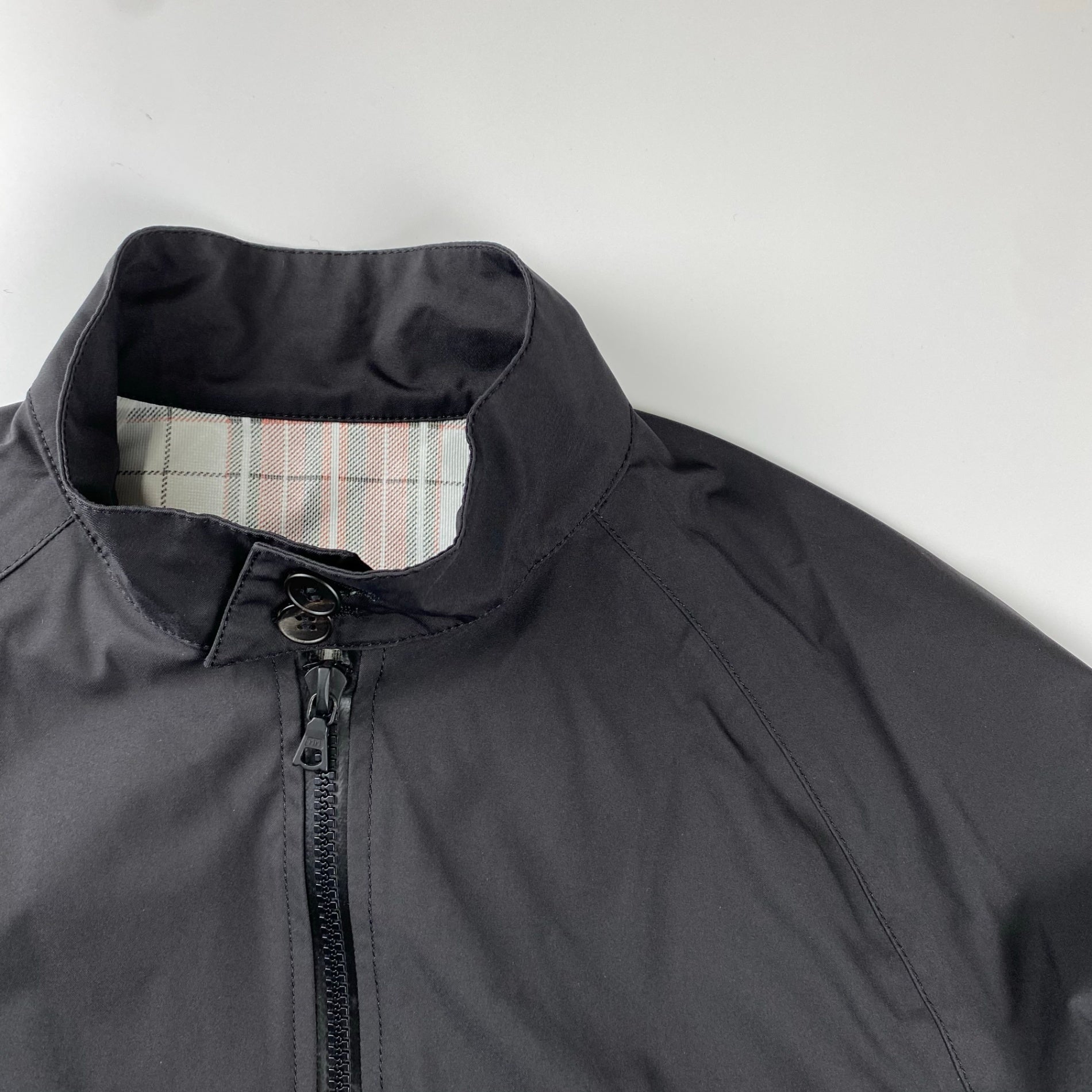 uniform experience ユニフォーム エクスペリメント / スウィングトップ 背面ヨークデザイン 裏地チェック柄 参考定価：40,000程度 SIZE: