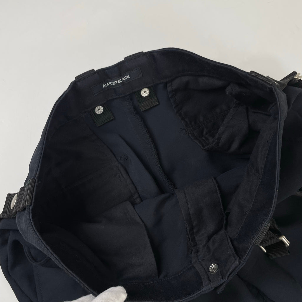 ALMOST BLACK / ボンテージパンツ 参考定価：50,000程度 SIZE：2