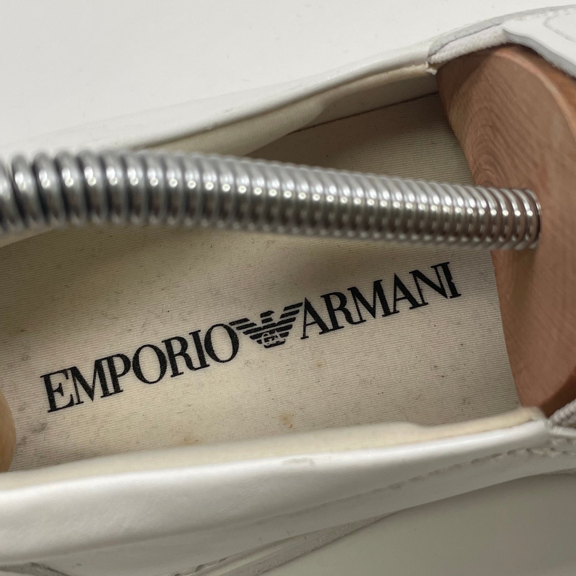 EMPORIO ARMANI エンポリオ アルマーニ / スリッポンスニーカー 試着程度 参考定価：40,000程度 SIZE:US6